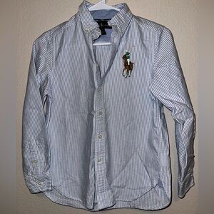 Big Pony Striped Oxford Shirt- Ralph Lauren